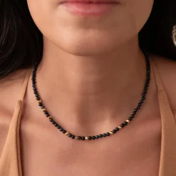 Dumortierite Beaded Necklace