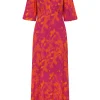 Elena Dress Pink Butterfly