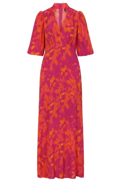 Elena Dress Pink Butterfly