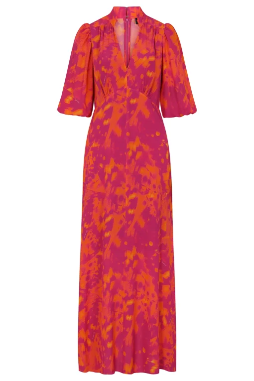 Elena Dress Pink Butterfly