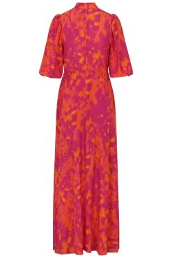 Elena Dress Pink Butterfly