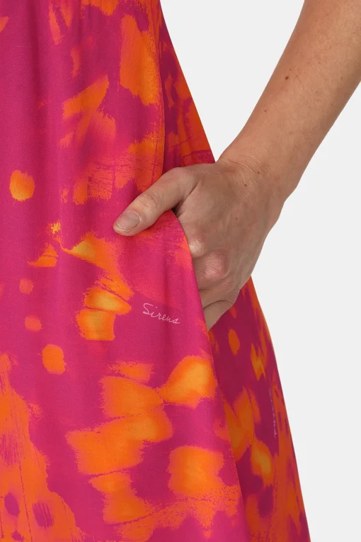 Elena Dress Pink Butterfly