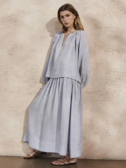 Elizabeth Blouse Sky