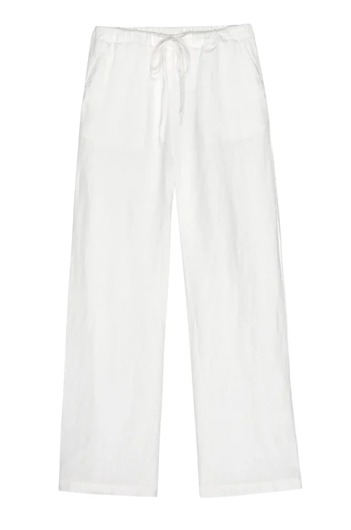 Emmie Linen Trousers White