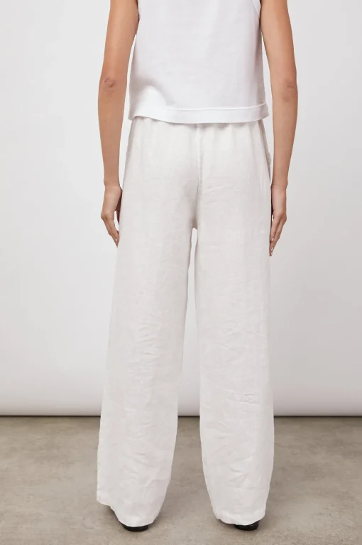 Emmie Linen Trousers White