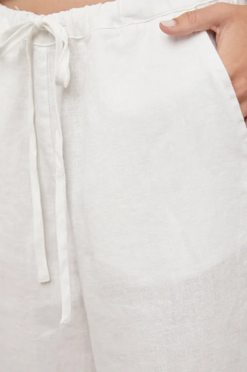 Emmie Linen Trousers White