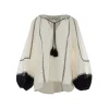 Epilogue Blouse Black/Off White
