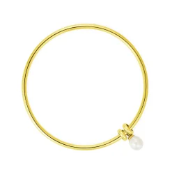 Essential Gold Pearl Bangle