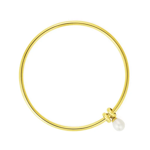 Essential Gold Pearl Bangle