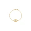 Evil Eye Green Quartz Bracelet