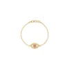 Evil Eye Pink Opal Bracelet