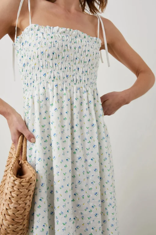 Faith Dress Bluebell Eyelet