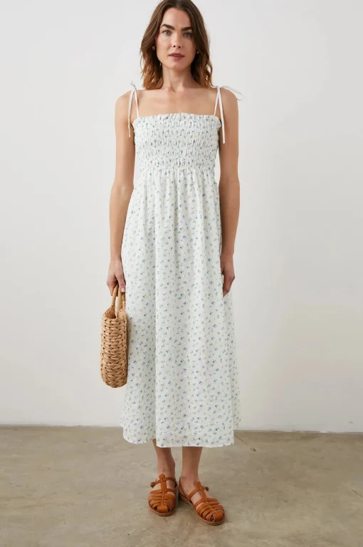 Faith Dress Bluebell Eyelet