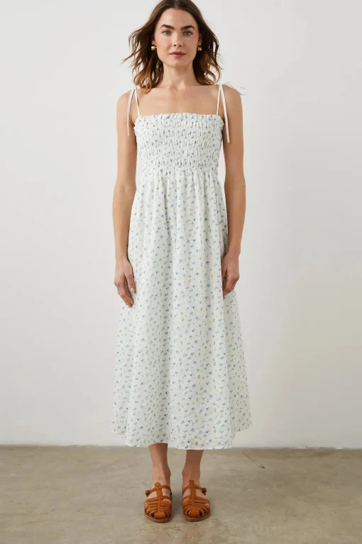 Faith Dress Bluebell Eyelet