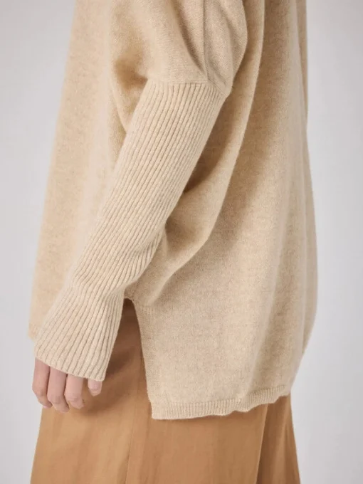 Faustine Jumper Beige Chine