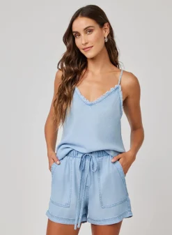 Frayed Edge Camisole Coastal Spray
