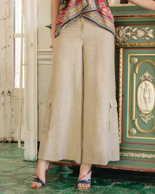 Gilles Gold Trousers