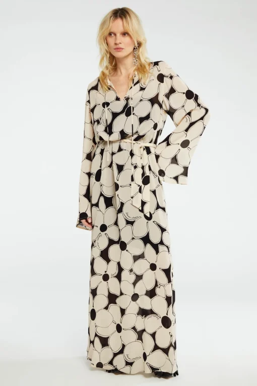 Giselle Dress Creme Super Flower