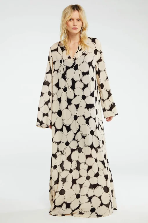Giselle Dress Creme Super Flower