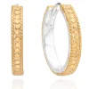 Gold Hinge Hoops
