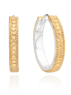Gold Hinge Hoops