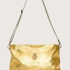 Gold Metal Zaza Bag Kaki Strap