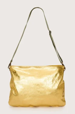 Gold Metal Zaza Bag Kaki Strap