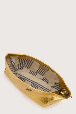 Gold Metal Zaza Bag Kaki Strap