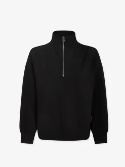 Hawley Half-Zip Sweat Black
