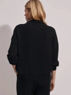 Hawley Half-Zip Sweat Black