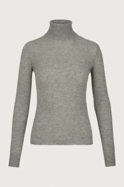 Haymarket Roll Neck Cashmere Grey