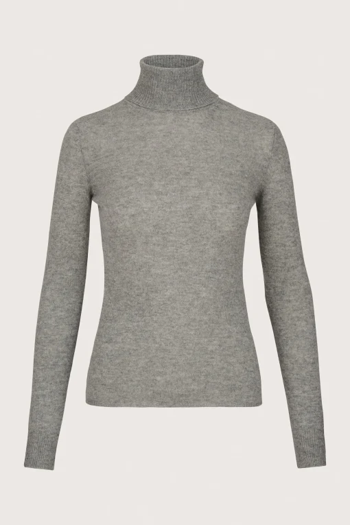 Haymarket Roll Neck Cashmere Grey
