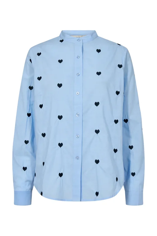 Heart Shirt Pale Blue
