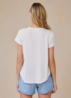Henley Top White