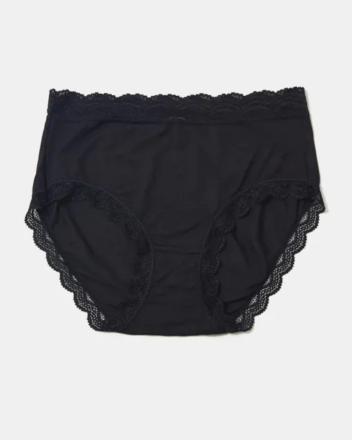High Rise Knicker Black