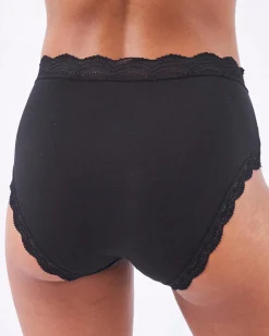 High Rise Knicker Black