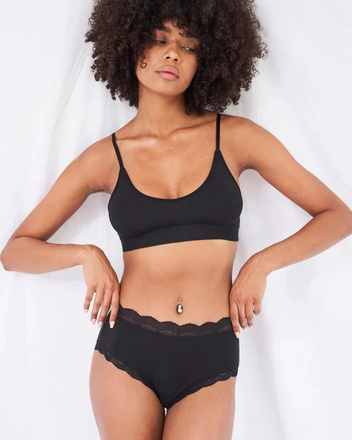 High Rise Knicker Black