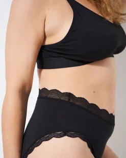 High Rise Knicker Black