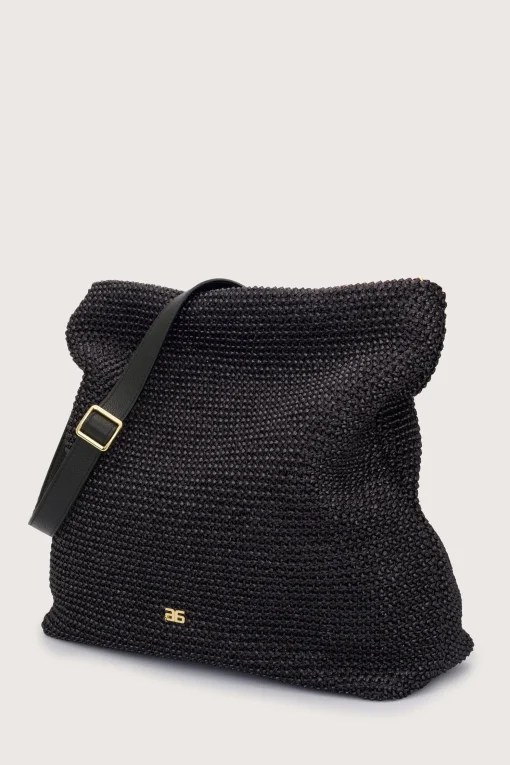 Hobo Kaia Raffia Bag Black