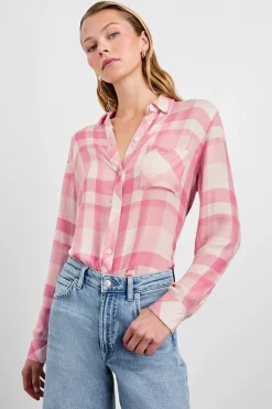 Hunter Shirt Ivory Rose