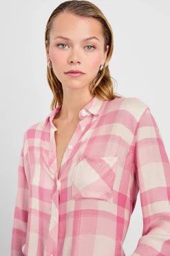 Hunter Shirt Ivory Rose