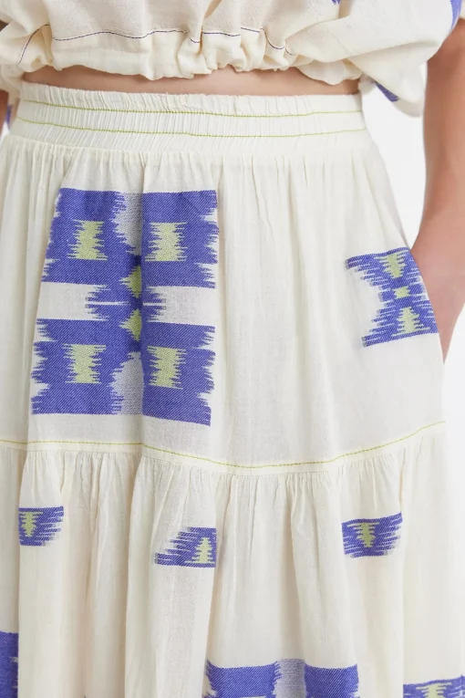 Iliokali Skirt Blue/Lime