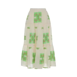 Iliokali Skirt Green/Fuscia
