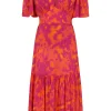 Imelda Dress Pink Butterfly