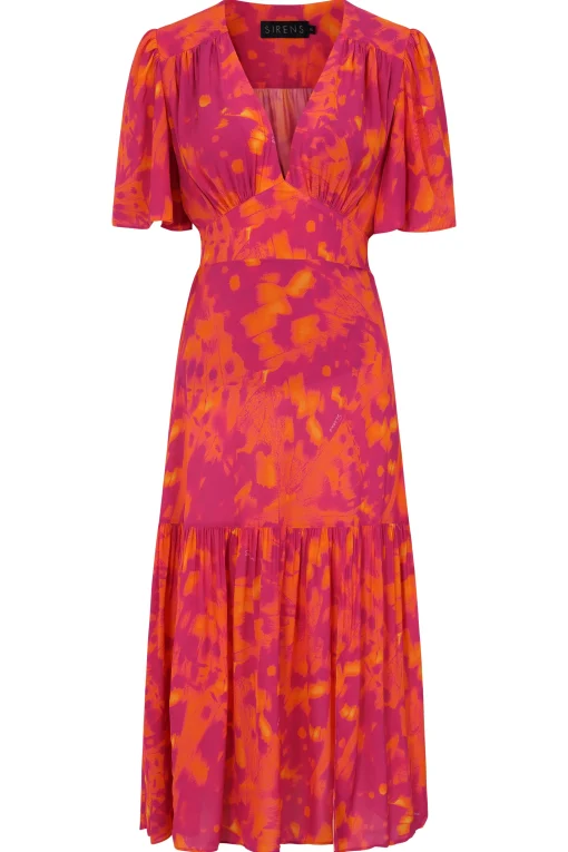 Imelda Dress Pink Butterfly