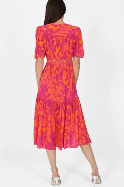 Imelda Dress Pink Butterfly