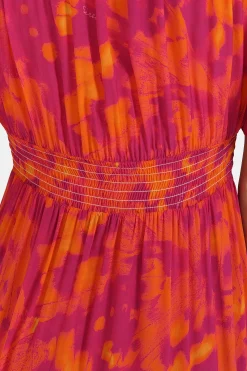 Imelda Dress Pink Butterfly