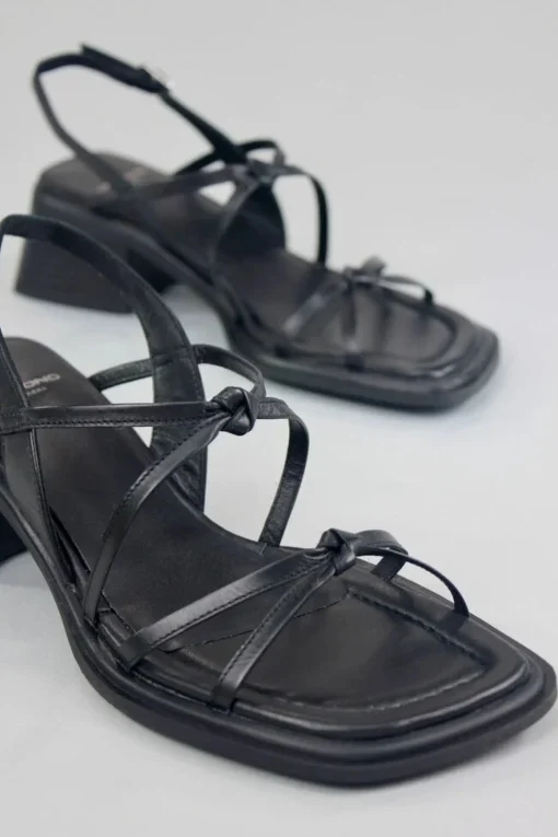 Ines Strappy Sandal Black