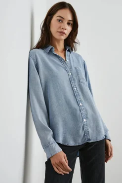 Ingrid Shirt Med Vintage Cloud Wash