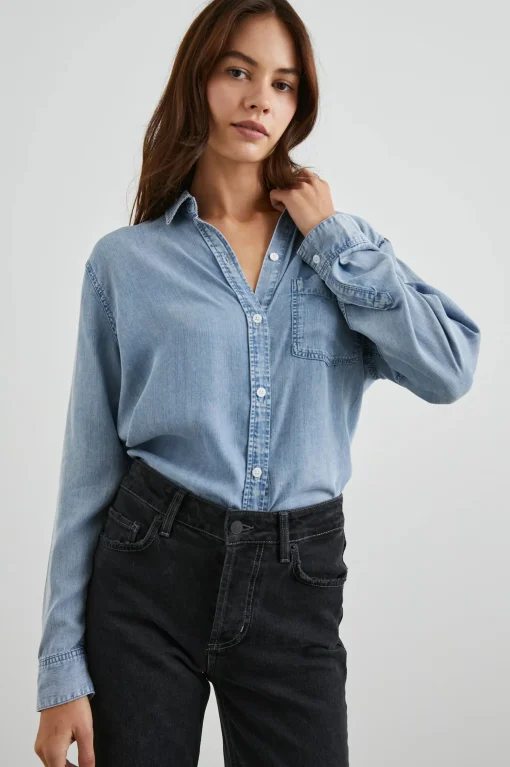 Ingrid Shirt Med Vintage Cloud Wash